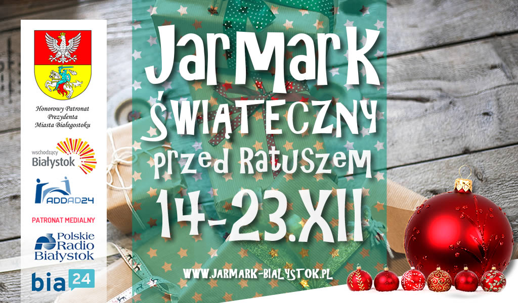 Jarmark Świąteczny przed Ratuszem w Białymstoku