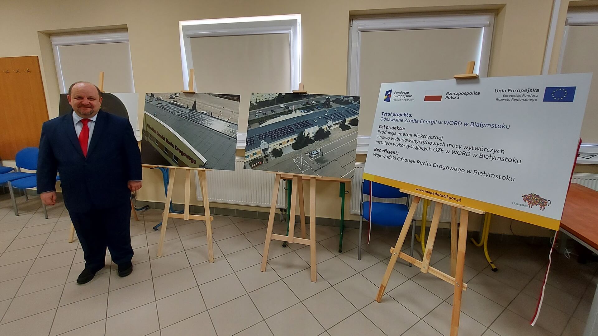 Panele fotowoltaiczne zasilają WORD w Białymstoku