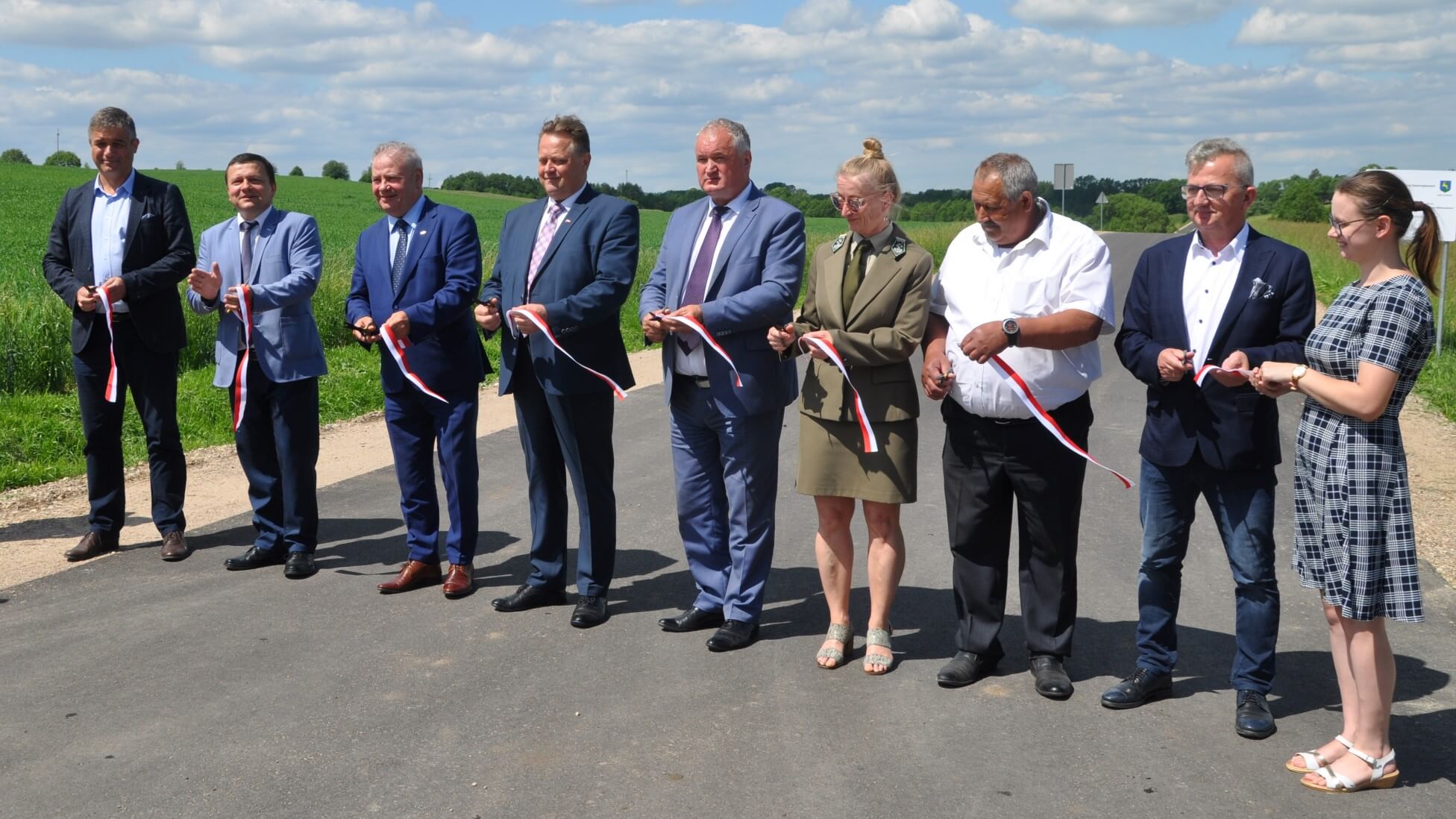 Rolnicy i turyści mogą już korzystać z drogi we wsi Malesowizna w gminie Jeleniewo