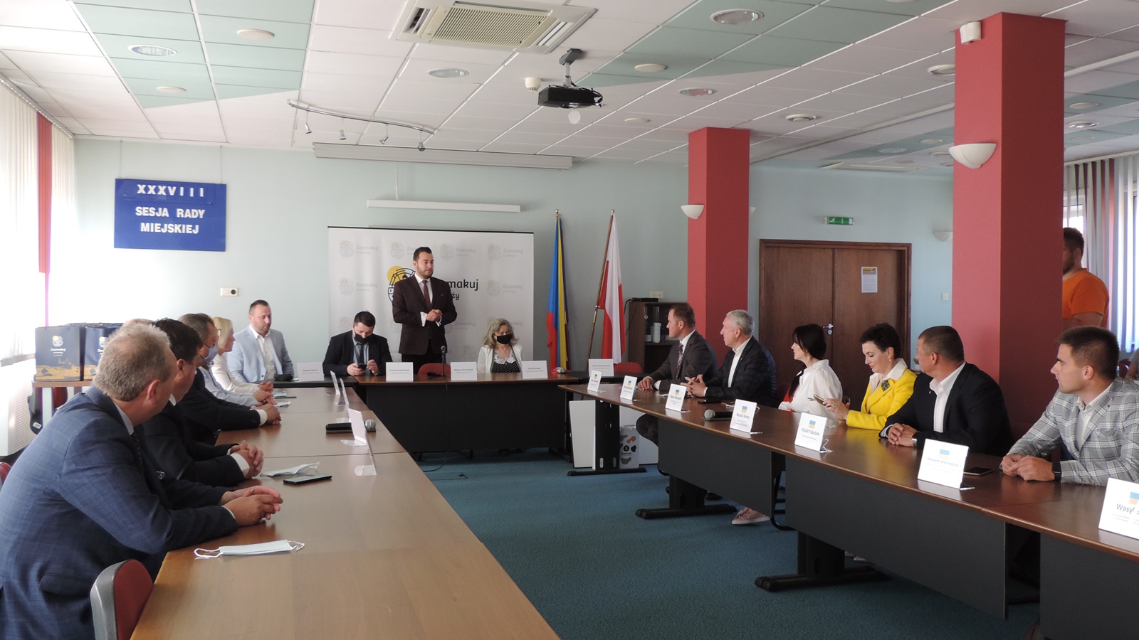 Delegacje z kilku zagranicznych miast partnerskich przyjechały na "urodziny" Łomży