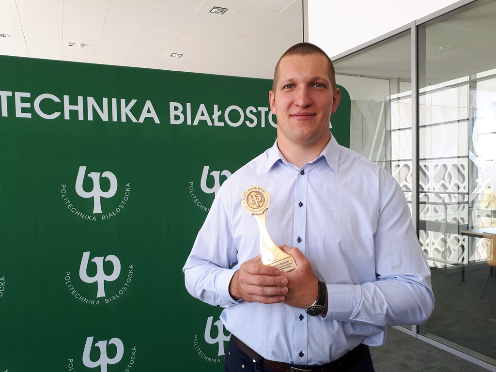 Brązowy medalista Wojciech Nowicki został "Złotym Absolwentem Politechniki Białostockiej"