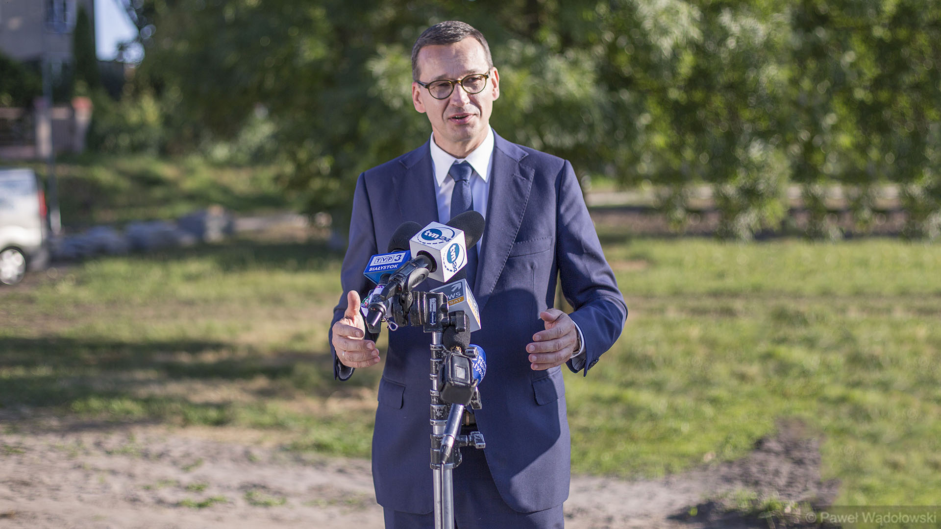 Mateusz Morawiecki w Grajewie: gratuluję pomysłu na rewitalizację parku