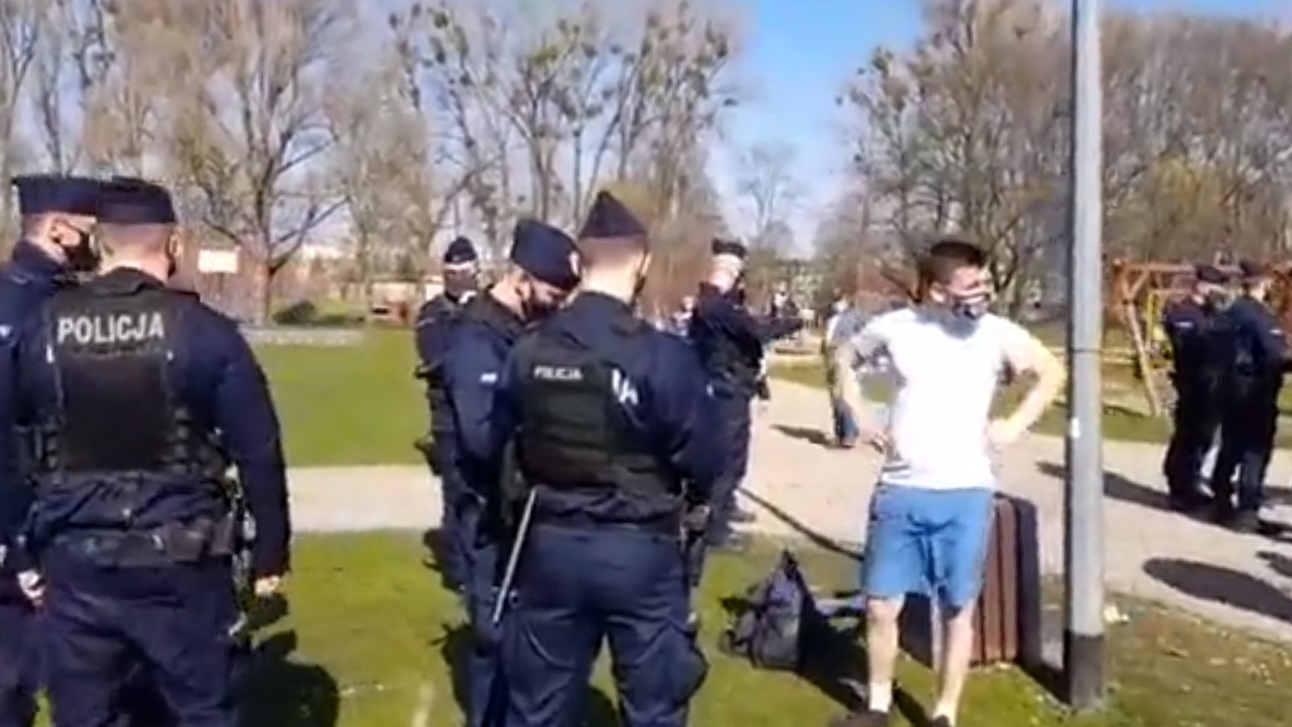 Policja w Białymstoku znów przerwała trening młodych sportowców