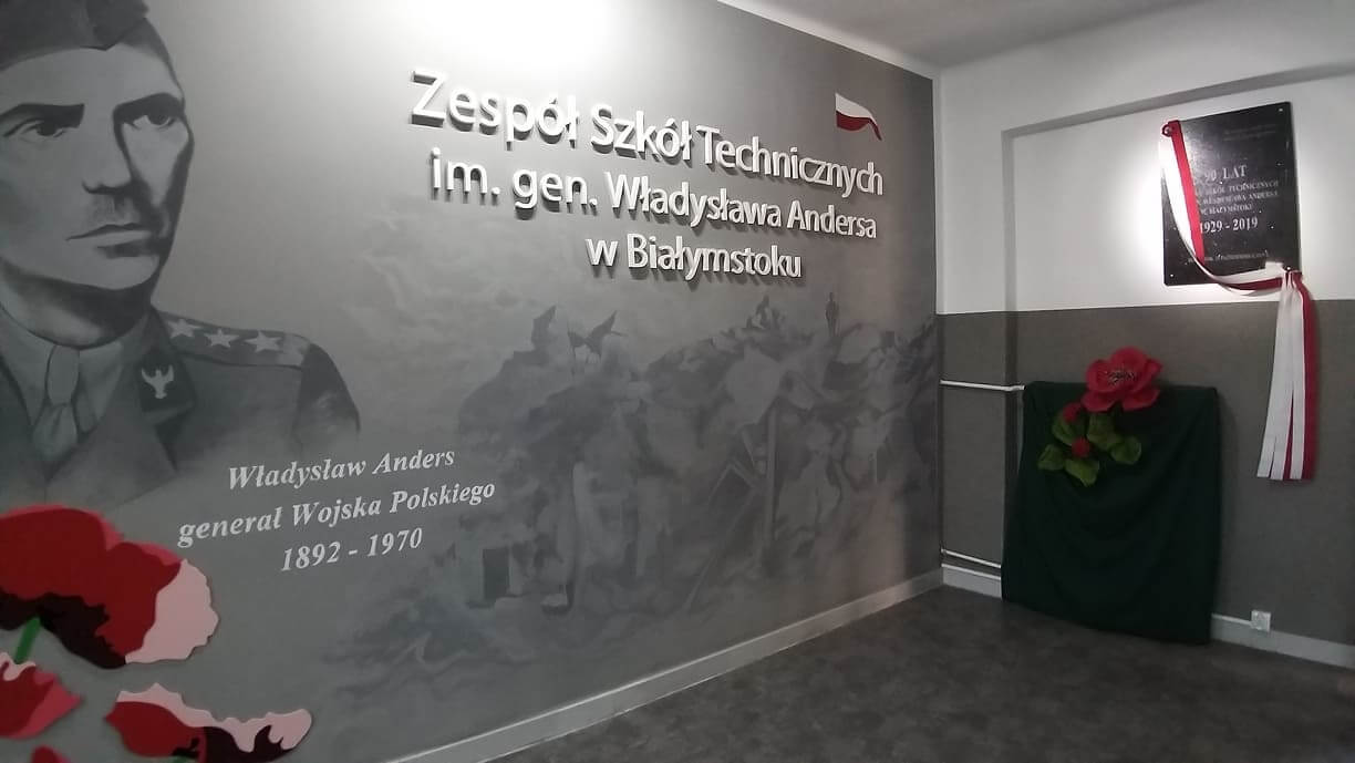 Zespół Szkół Technicznych im. gen. Władysława Andersa w Białymstoku świętuje 90-lecie