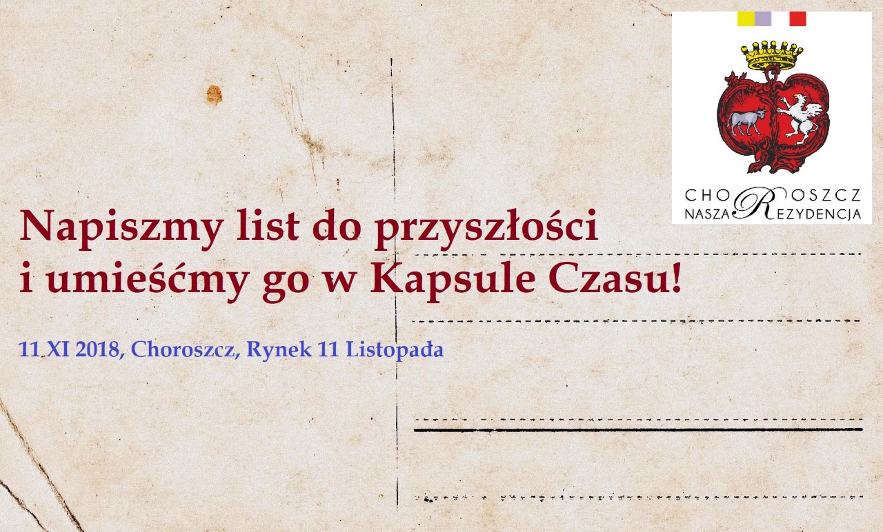 Mieszkańcy gminy Choroszcz mogą składać listy do "kapsuły czasu"
