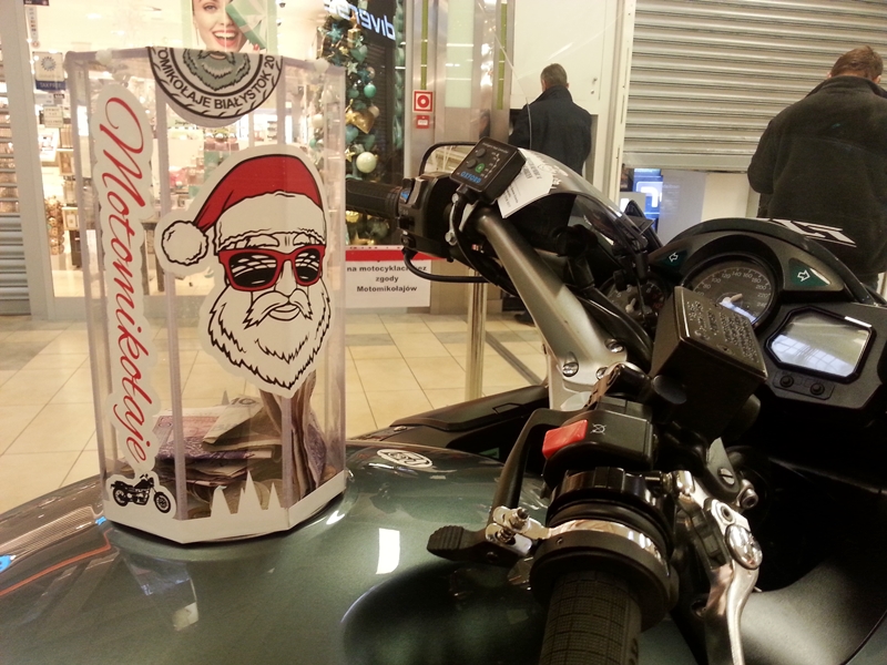 MotoMikołaje w białostockich galeriach będą zbierać pieniądze na paczki dla podopiecznych domów dziecka