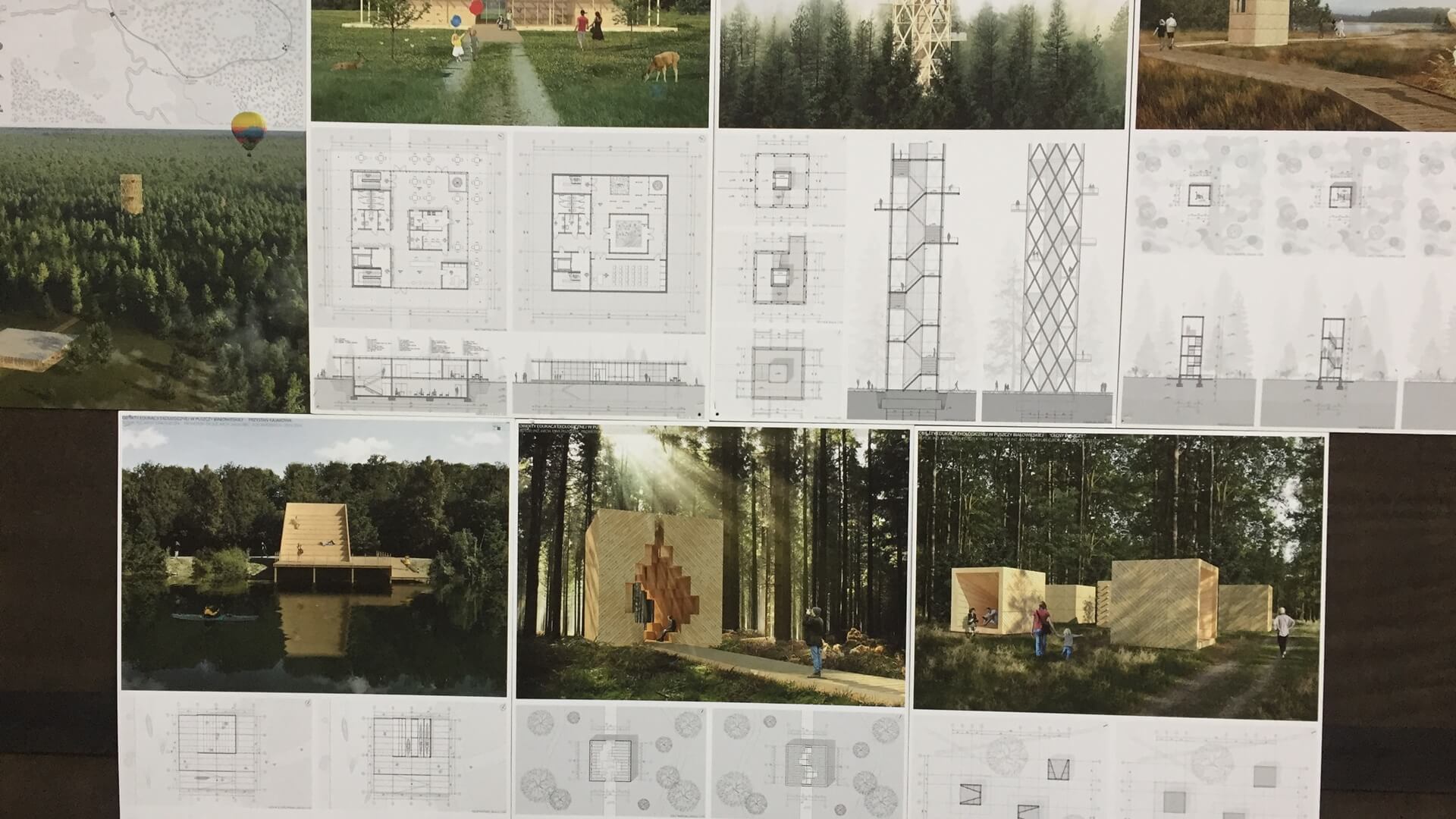 Politechnika Białostocka zorganizowała konkurs "Drewno w architekturze" - wpłynęło blisko 40 projektów