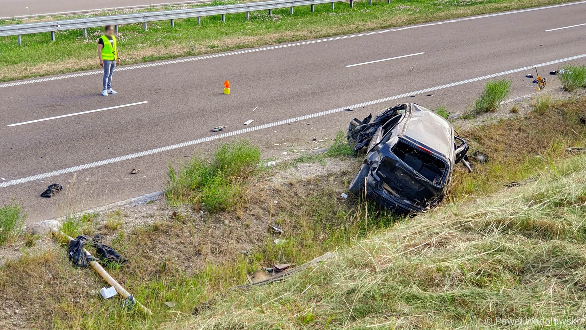 Do 8 lat więzienia grozi kierowcy, który doprowadził do śmiertelnego wypadku na S8 koło Rutek