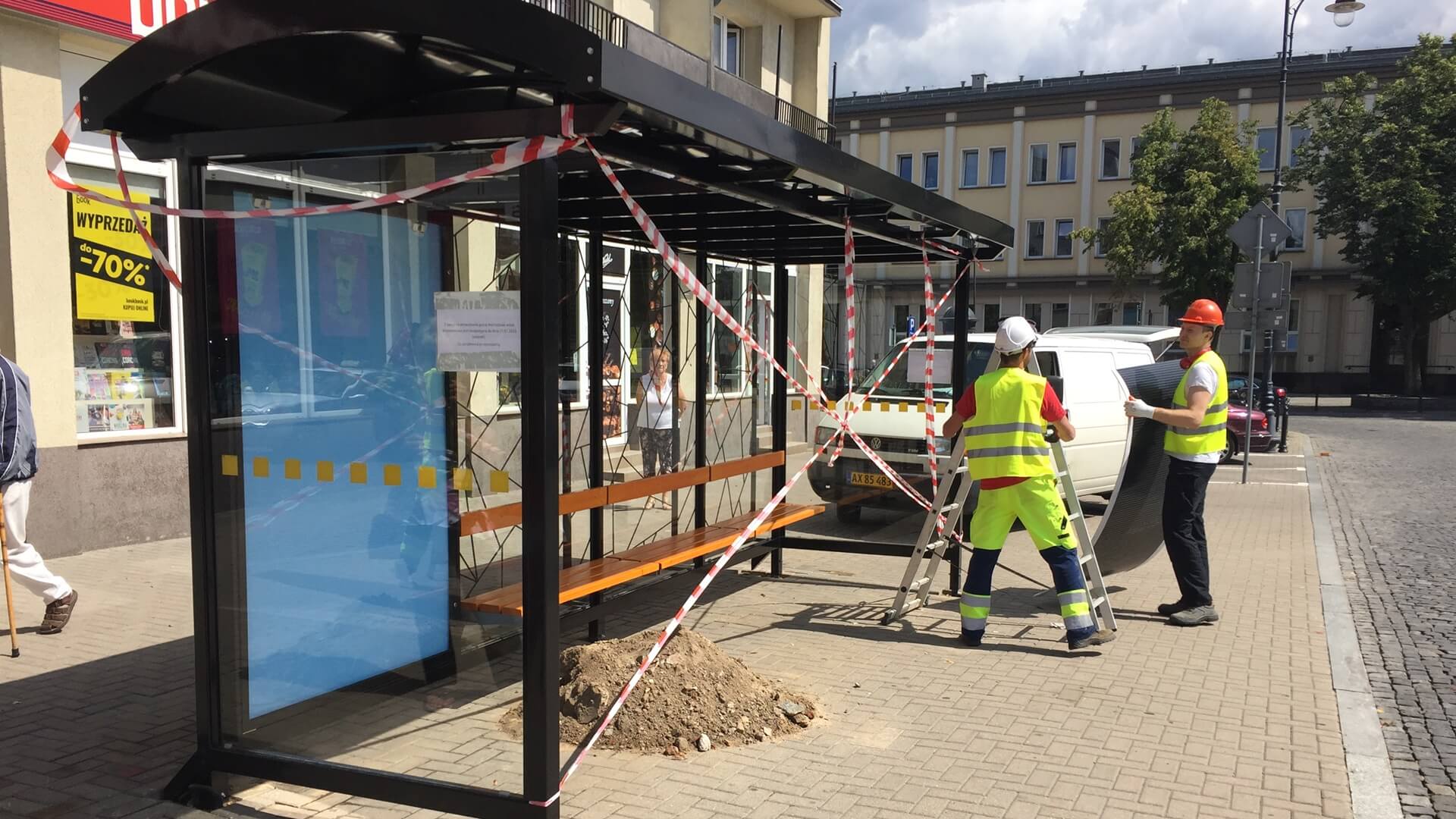 W centrum Białegostoku powstają zielone przystanki