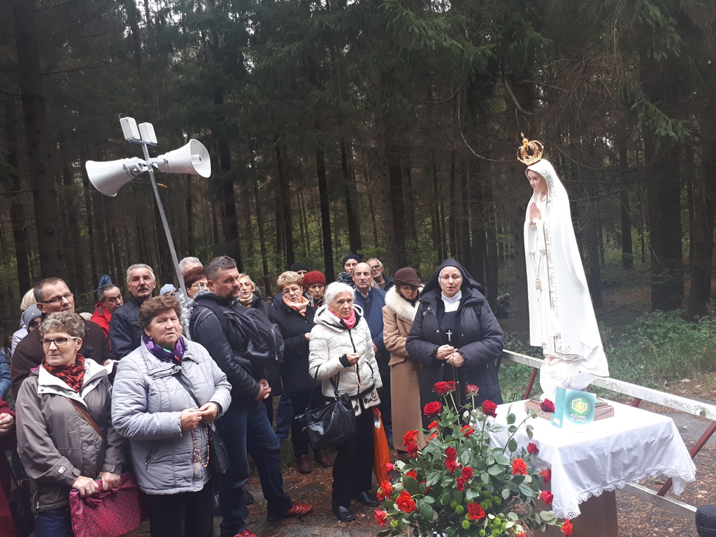 W całym kraju - także w Podlaskiem, wierni modlili się na granicach Polski
