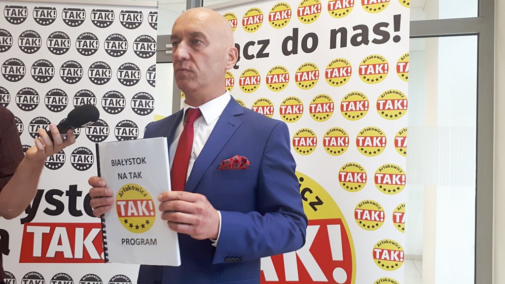 Tadeusz Arłukowicz - kandydat na prezydenta Białegostoku otworzył swoje biuro wyborcze