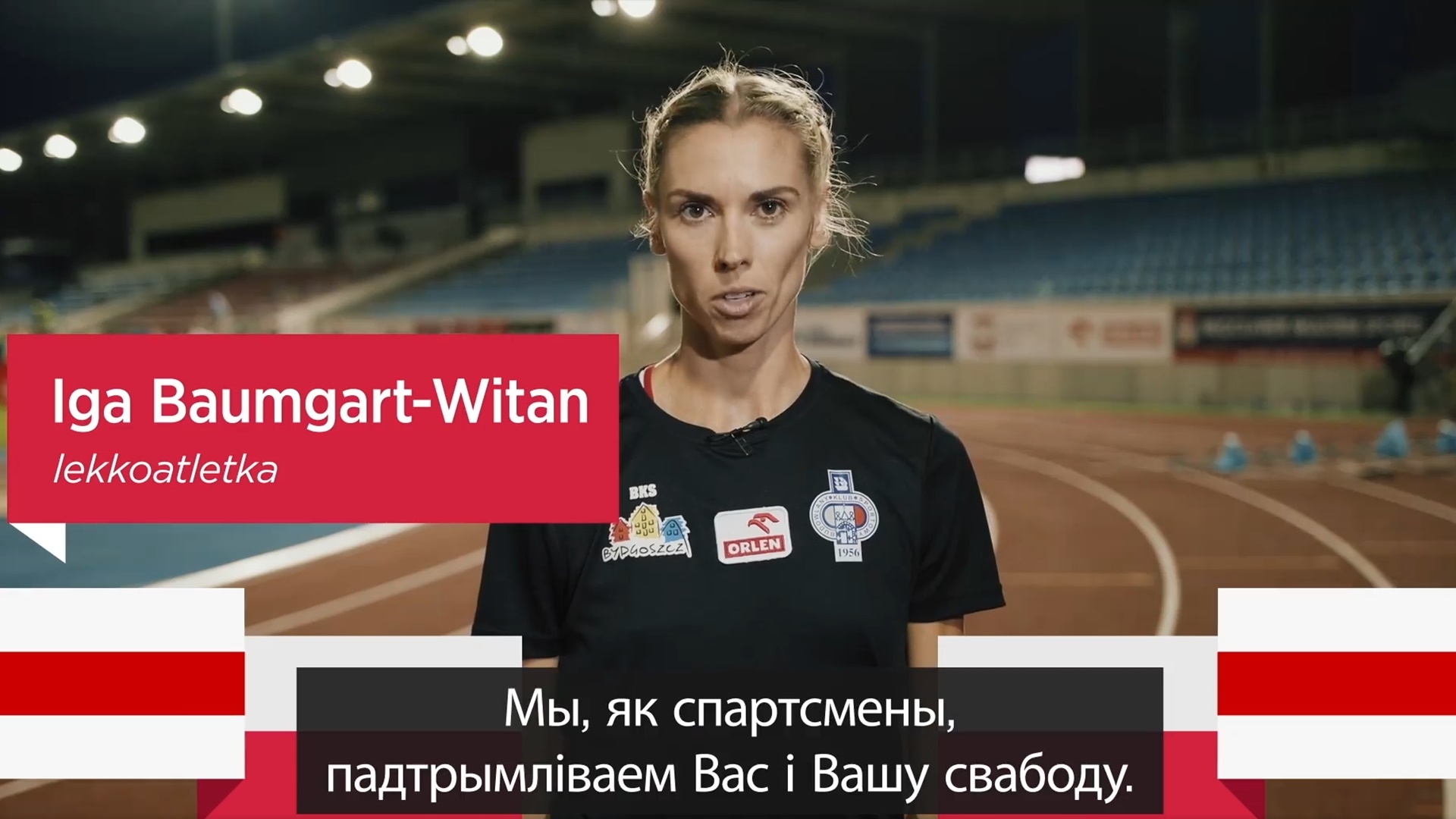 Polscy sportowcy solidaryzują się ze sportowcami i społeczeństwem Białorusi [wideo]