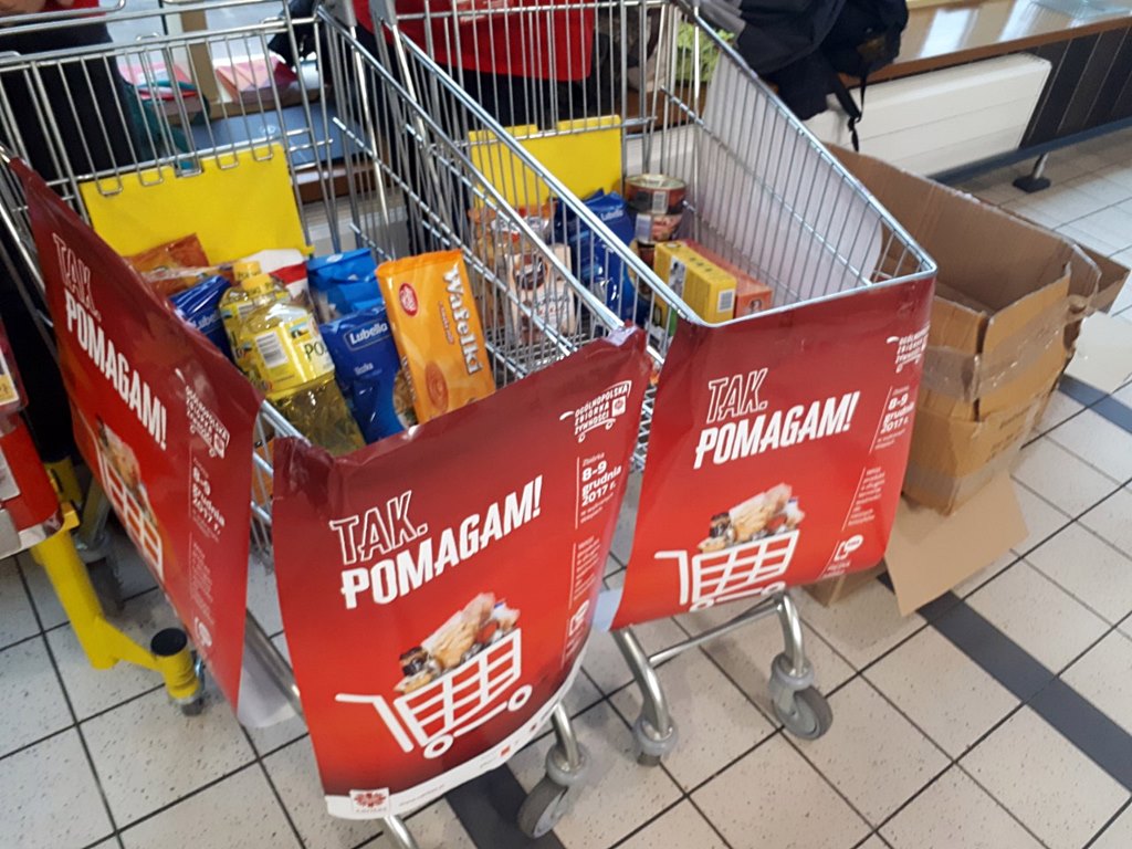8 ton żywności zebrano w dwudniowej akcji Caritas