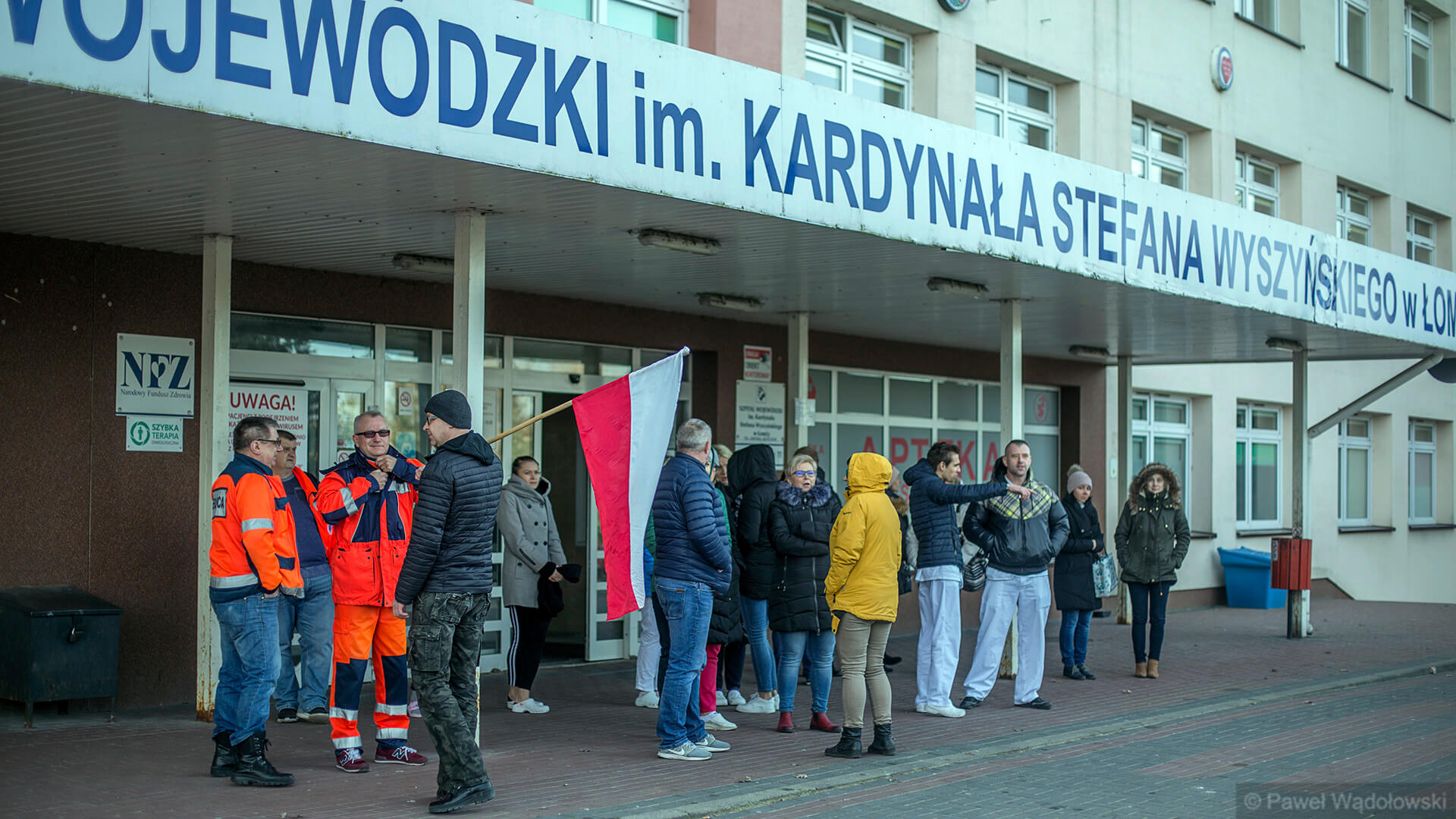 Szpital w Łomży będzie funkcjonować jako jednoimienny pełnoprofilowy szpital zakaźny - personel i mieszkańcy protestują