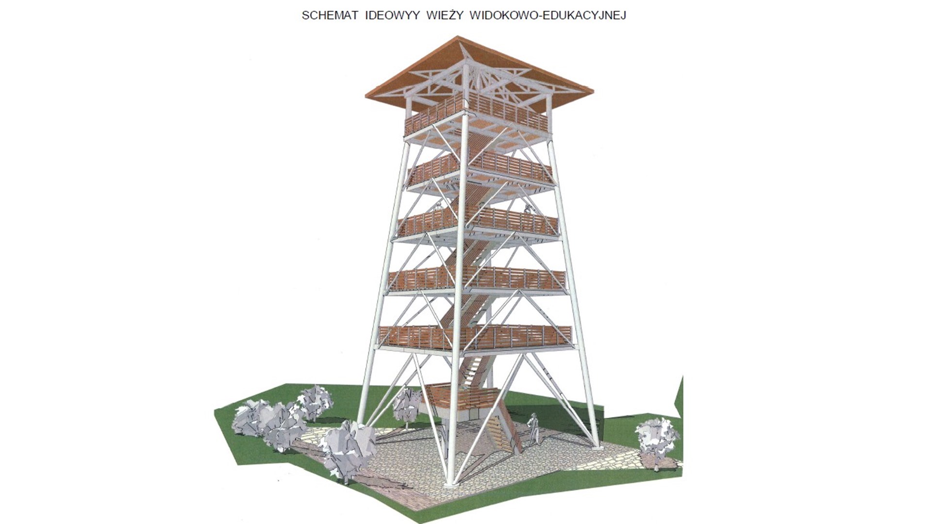 Wysoka wieża widokowa powstanie w Uhowie nad Narwią - jest umowa z wykonawcą