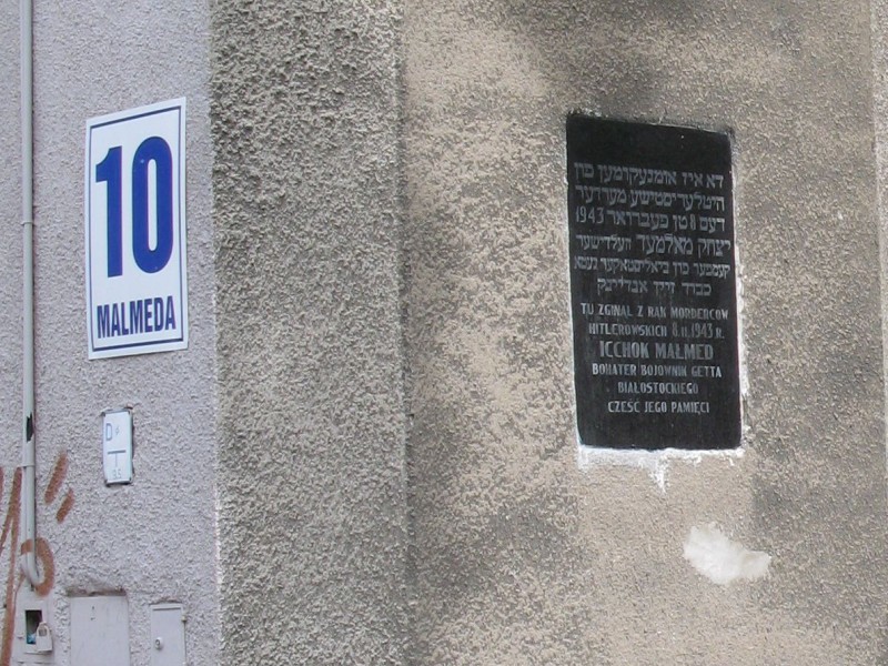 W Białymstoku uczczono pamięć Icchoka Malmeda - bohatera miejscowego getta