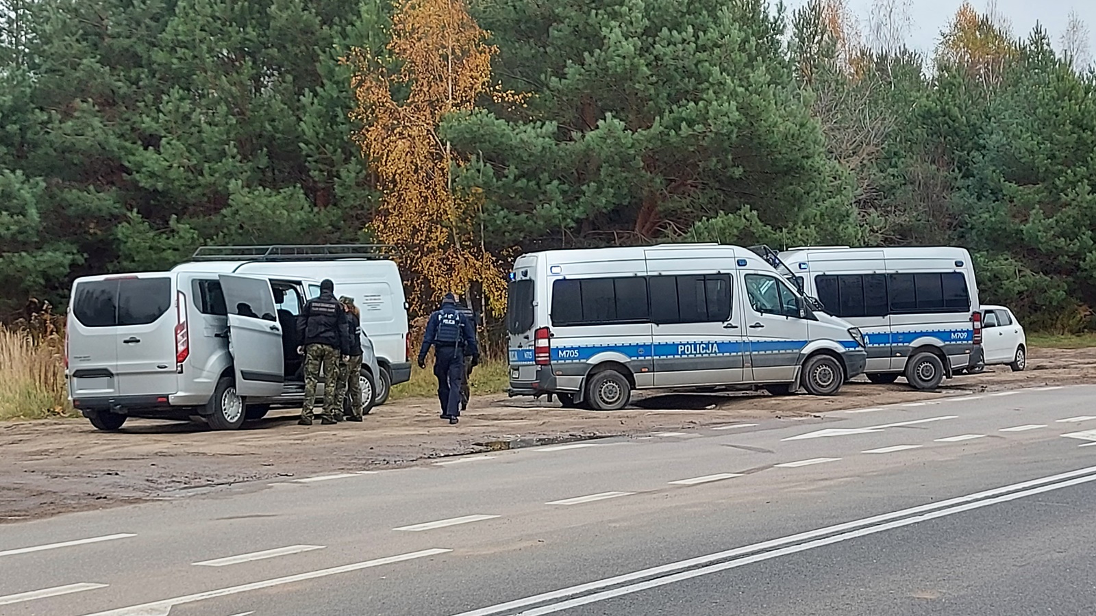 Podlascy policjanci zatrzymali kolejnych dziesięciu "kurierów"