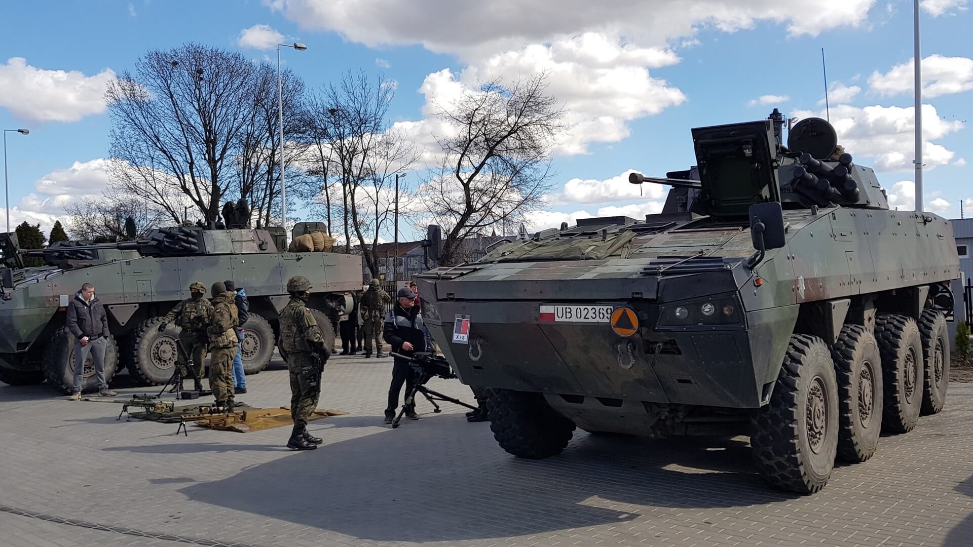 Mieszkańcy Łap mogli zobaczyć wojskowy sprzęt