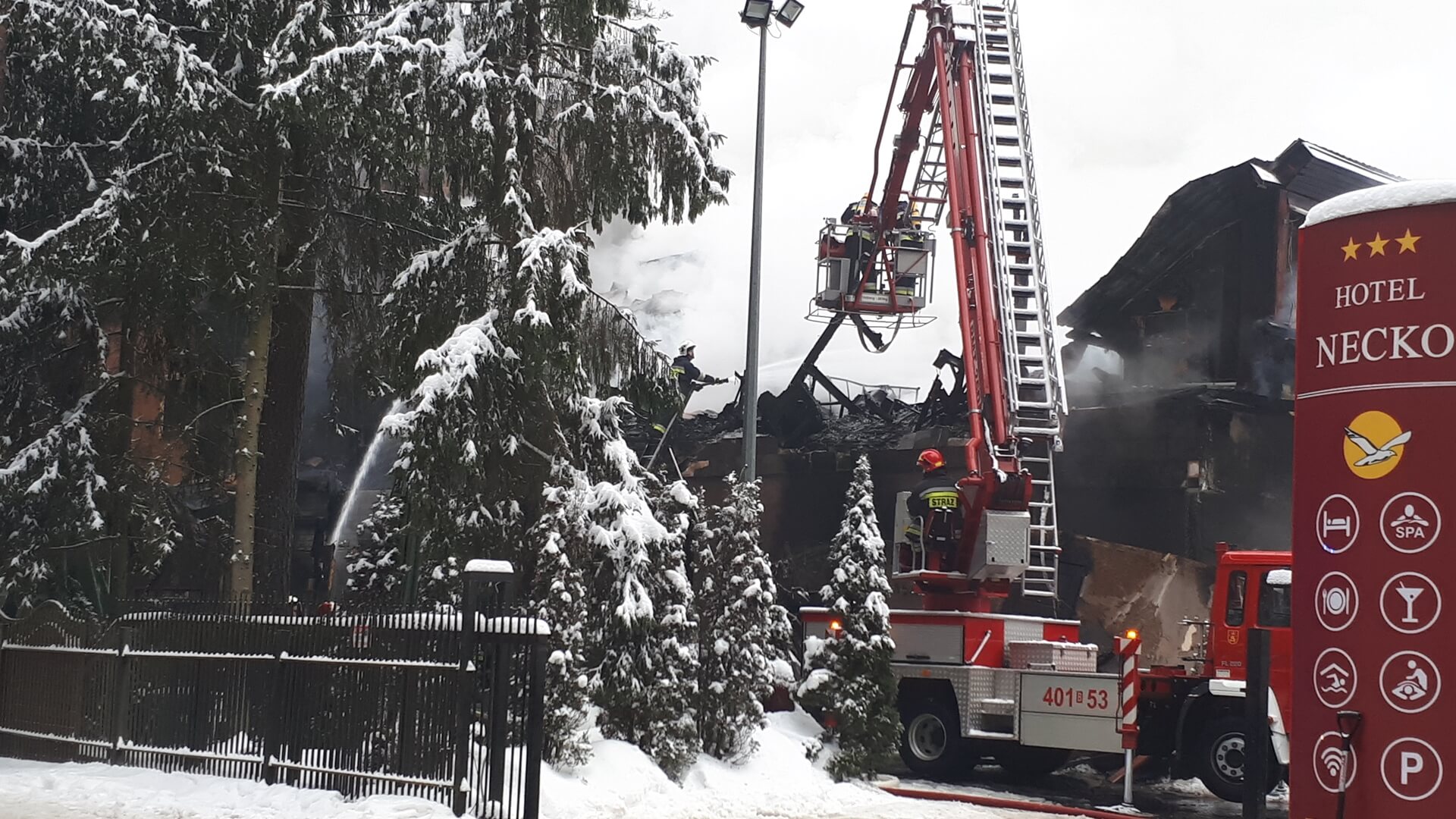 Prokuratura Rejonowa w Olecku umorzyła śledztwo ws. pożaru Hotelu Laguna w Augustowie