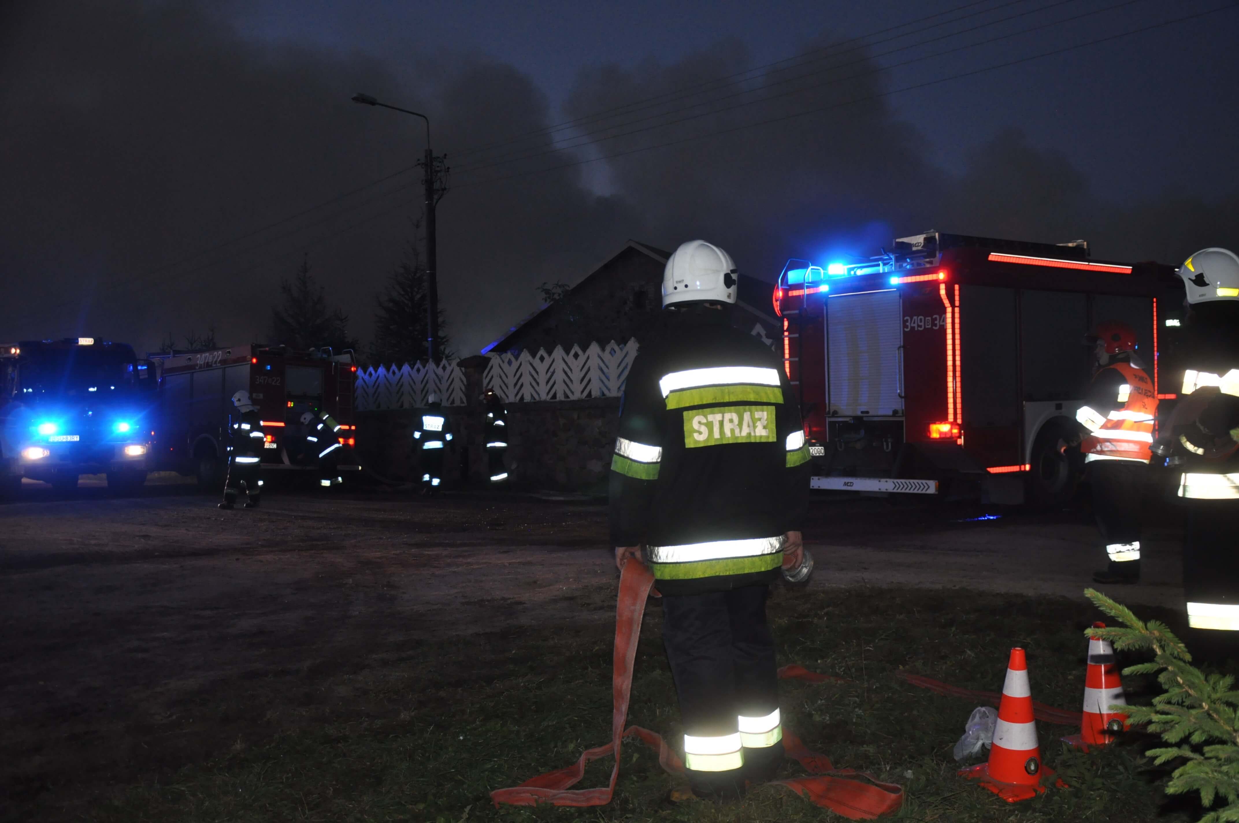 Straty po pożarze w Taciewie można liczyć w milionach