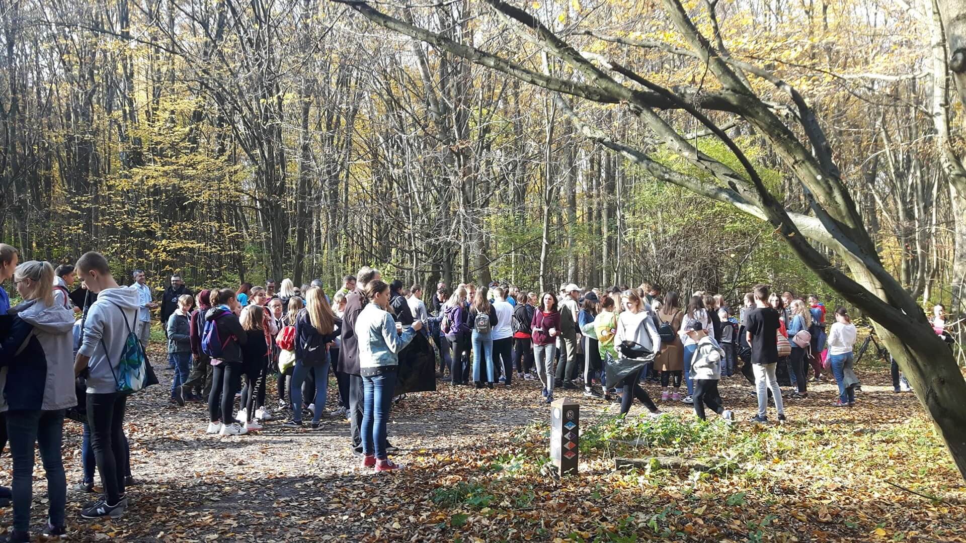 Białostoczanie sprzątali Las Zwierzyniecki