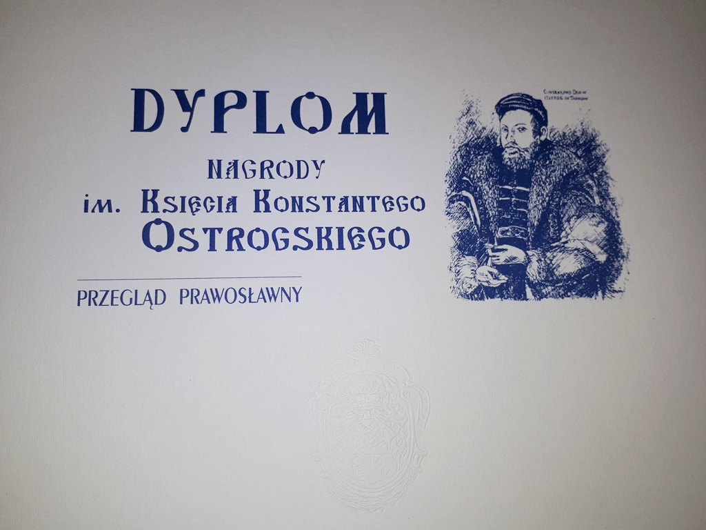 Przyznano nagrody za działalność na rzecz prawosławia i ekumenizmu