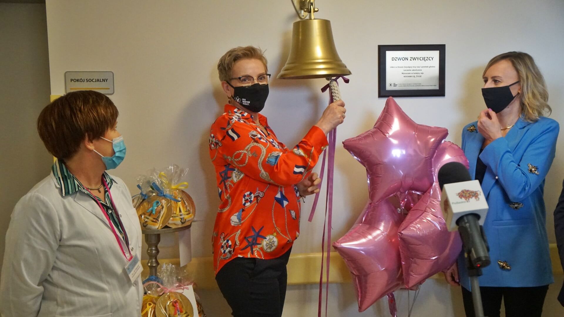 W BCO zawisł "Dzwon Zwycięstwa". Jego dźwięk ma oznaczać koniec leczenia
