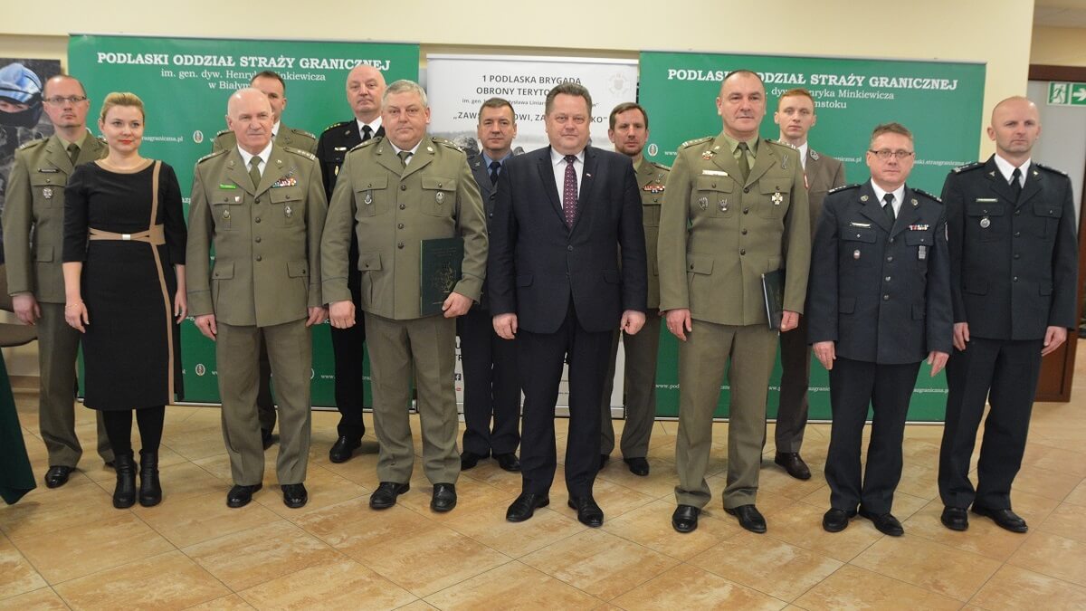 Straż graniczna i terytorialsi podpisali umowę o współpracy w regionie