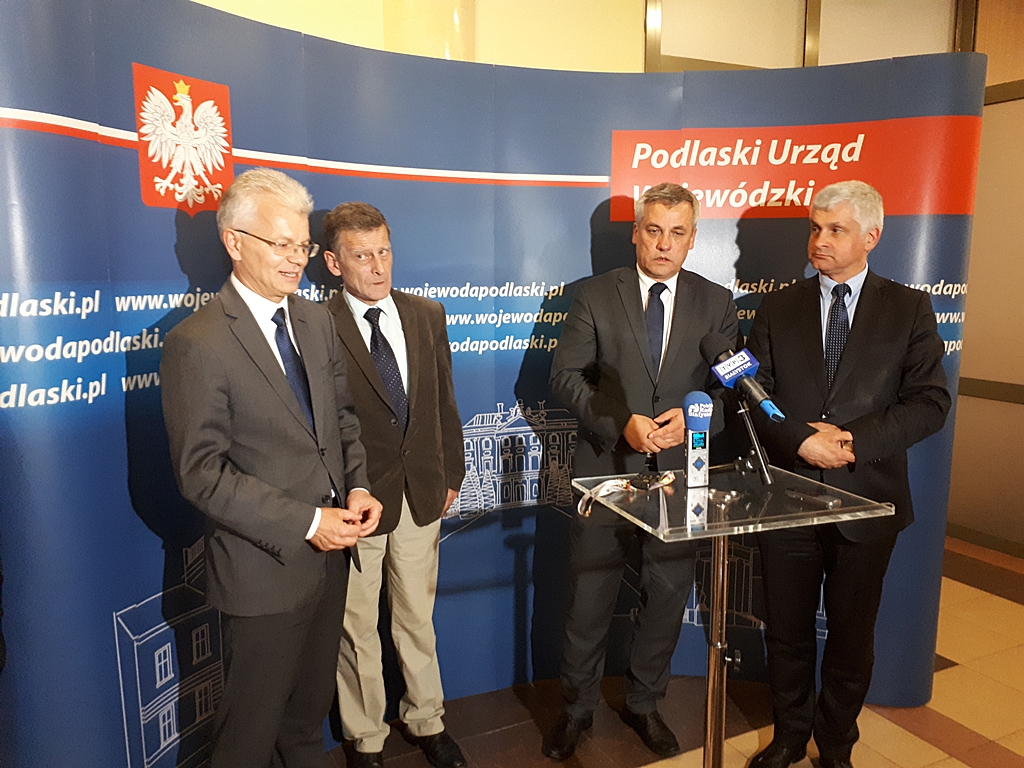 Władze Litwy popierają budowę trasy Via Carpatia w Polsce - konferencja w Białymstoku