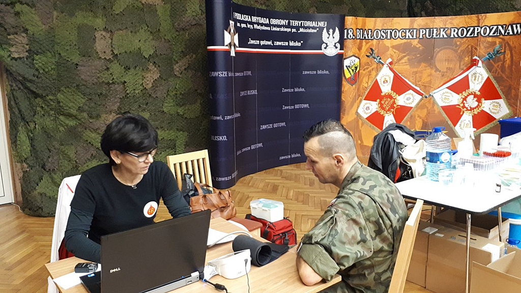 5-letnia dziewczynka potrzebuje pomocy - żołnierze WOT z Białegostoku zorganizowali zbiórkę krwi