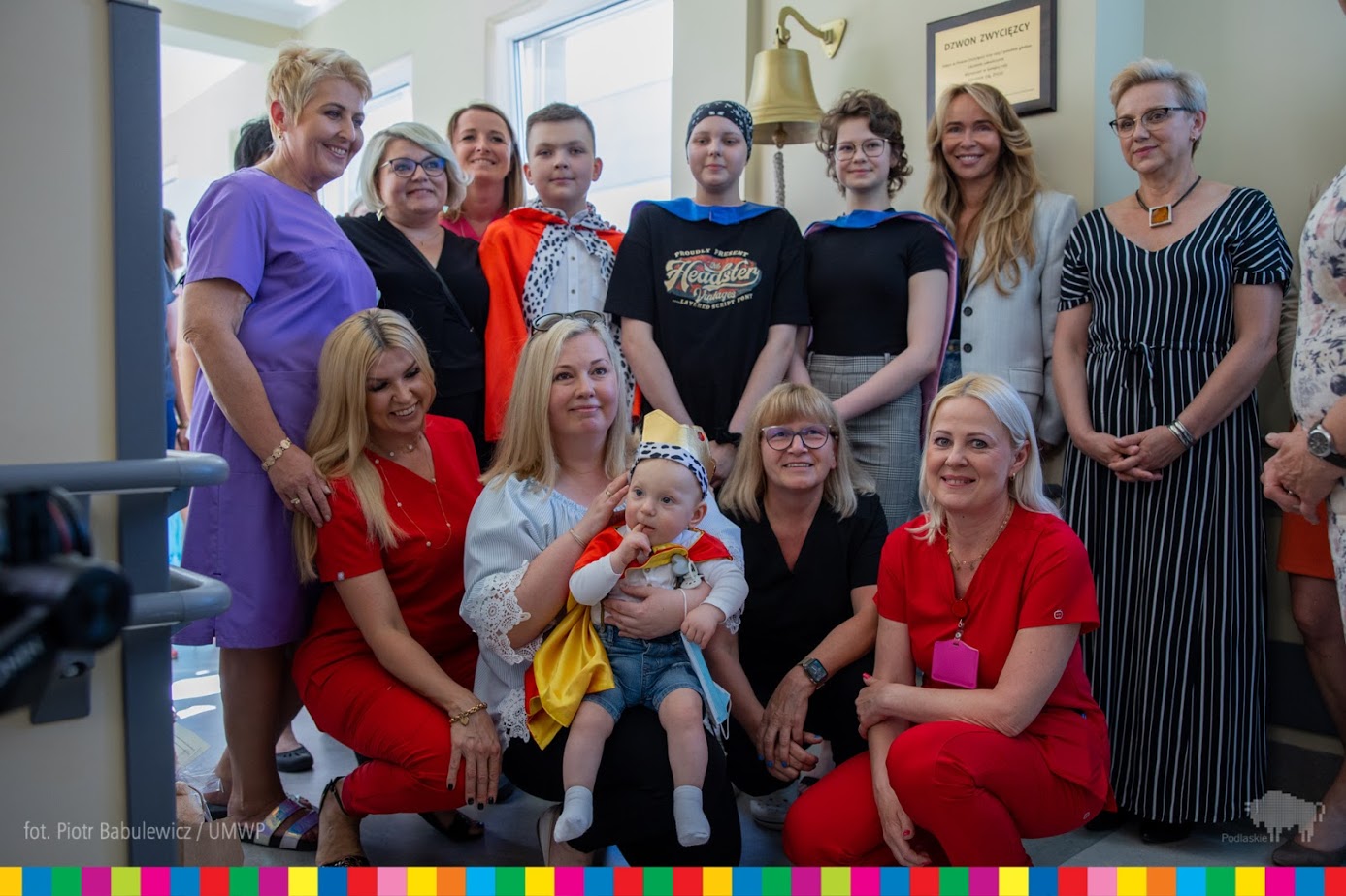 "Dzwon Zwycięzcy" zawisł w Uniwersyteckim Dziecięcym Szpitalu Klinicznym w Białymstoku