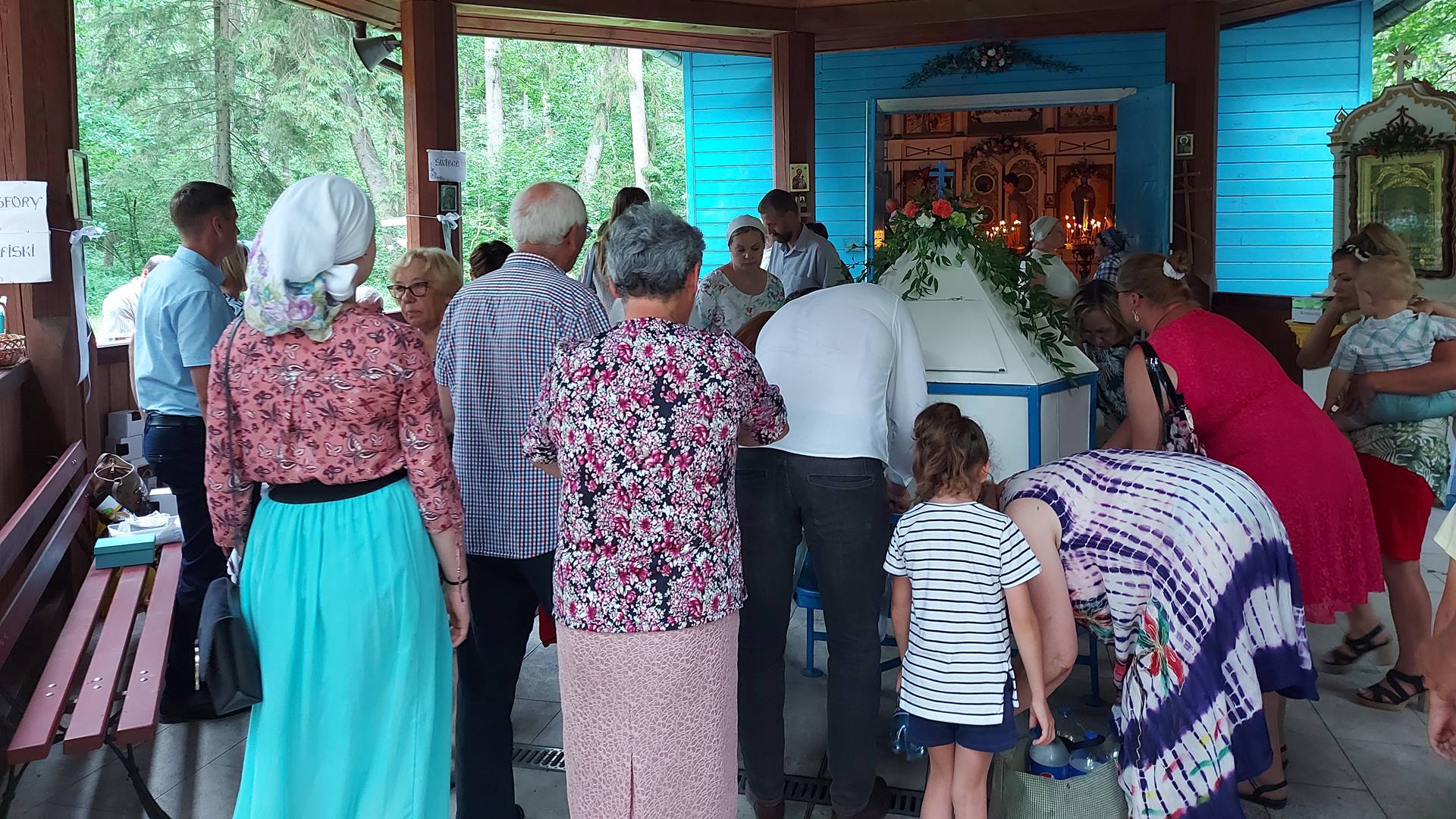 Setki wiernych w prawosławnym uroczysku "Krynoczka"