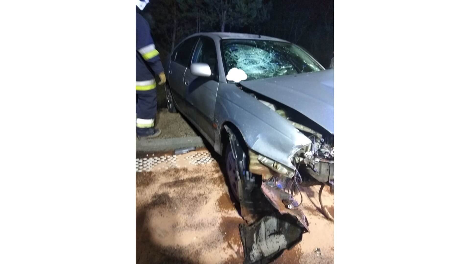 Wypadek na trasie Łapy - Białystok. Ranne dwie osoby