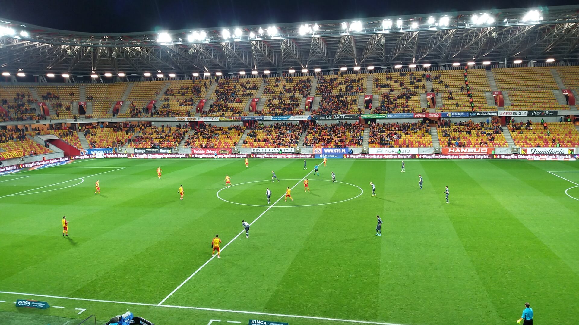 Jagiellonia gra z Lechią Gdańsk - mecz na naszej antenie