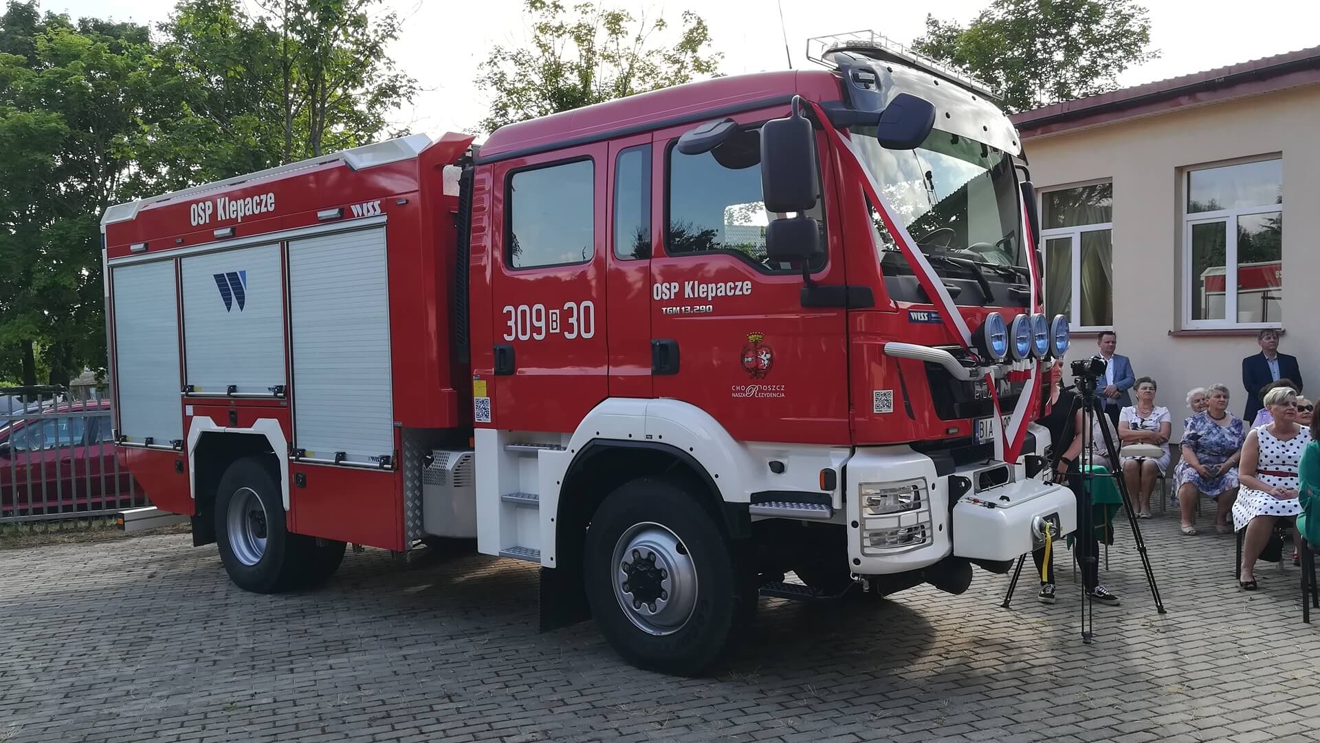 OSP w Klepaczach ma nowy wóz strażacki