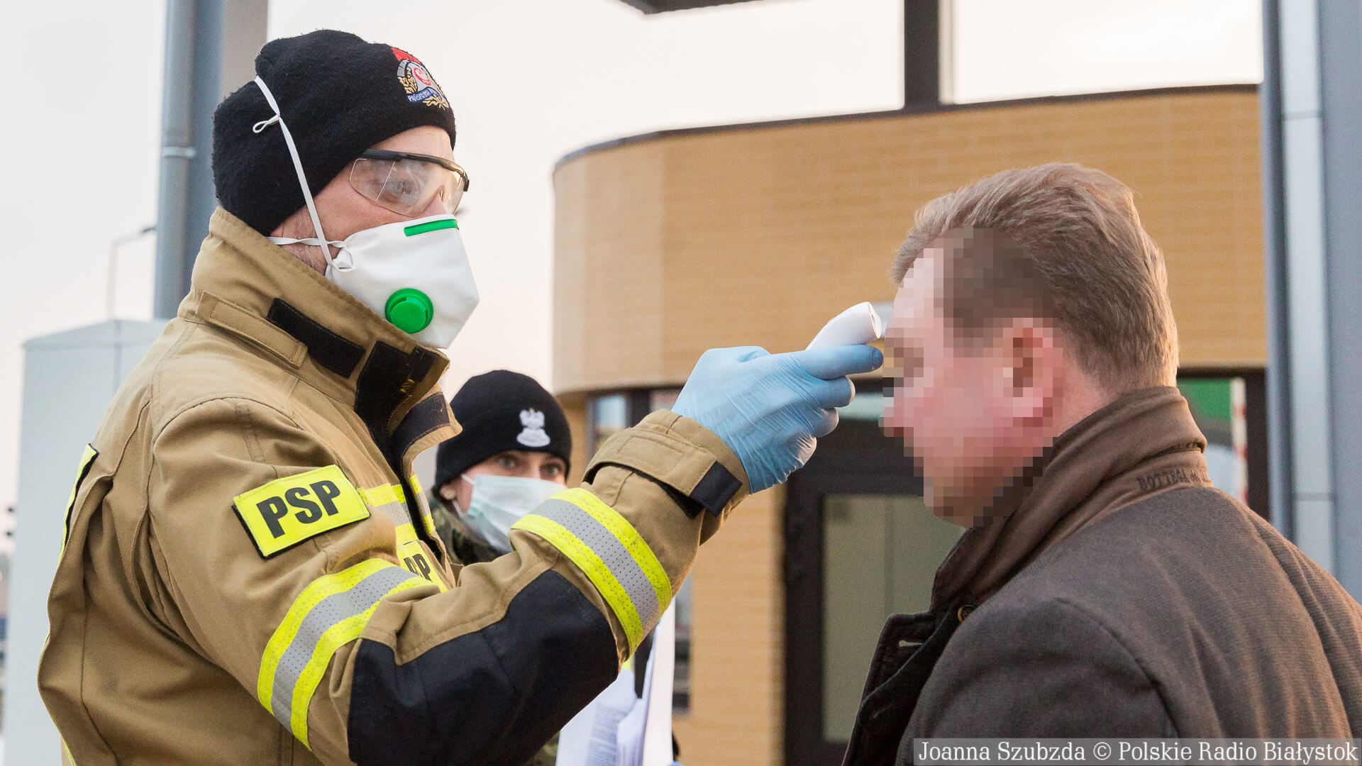 Kontrole sanitarne na podlaskich przejściach granicznych z Litwą i Białorusią [zdjęcia, wideo]