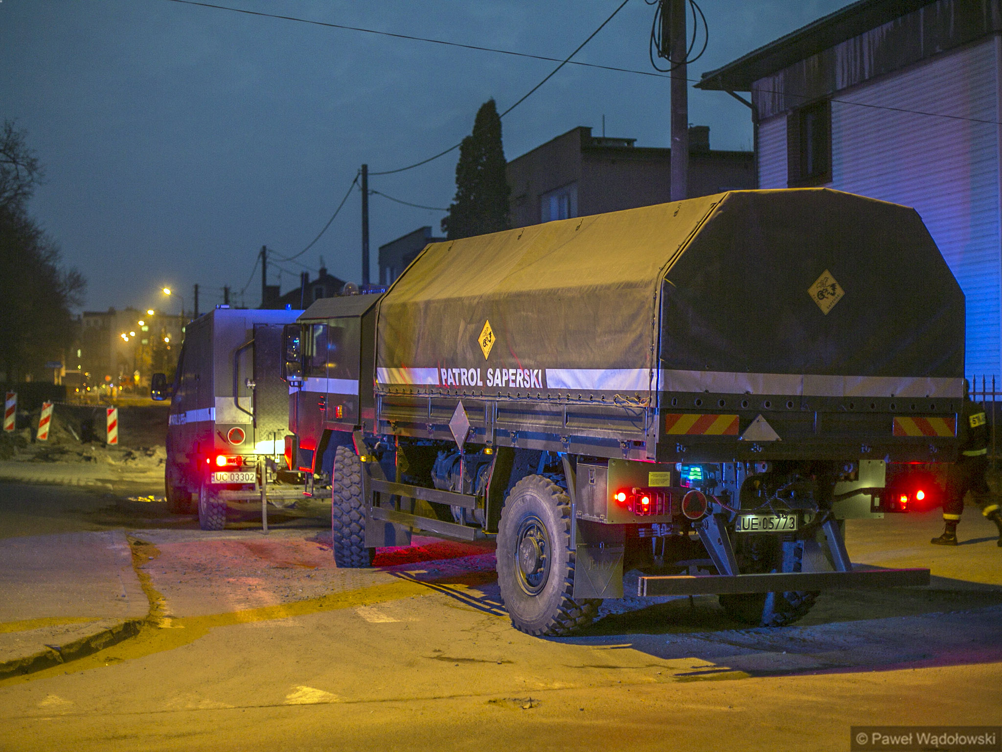 W trakcie remontu ul. Glogera w Łomży znaleziono pocisk lotniczy
