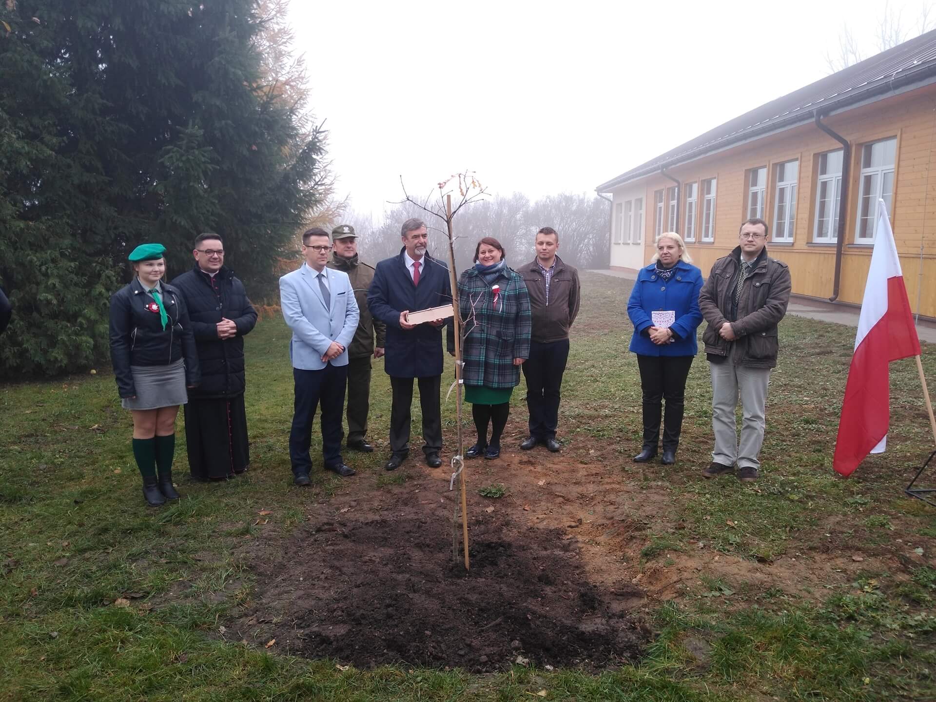 W Lipsku posadzono dąb niepodległości