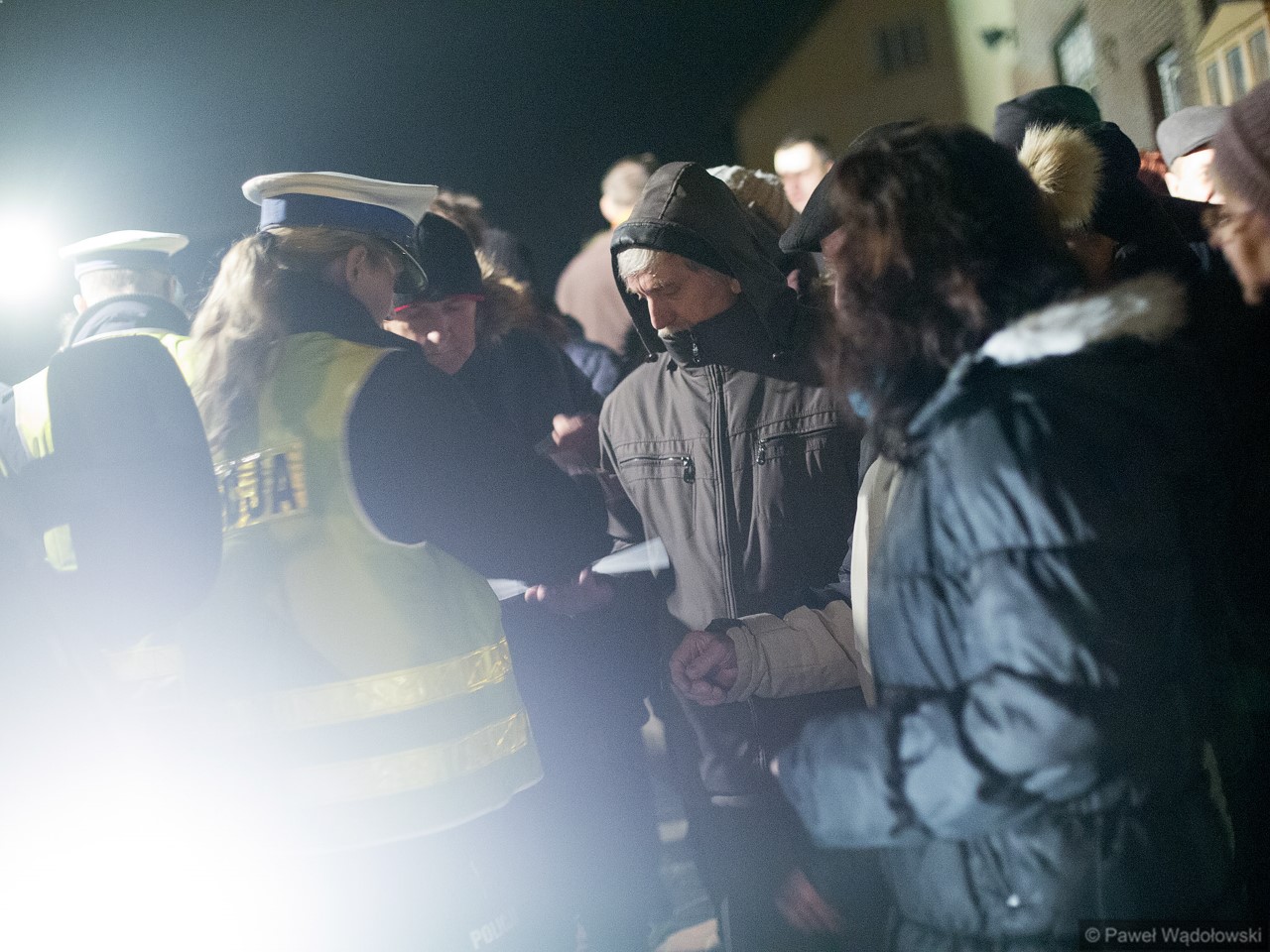 Łomżyńscy policjanci przeprowadzili "odblaskowy eksperyment"