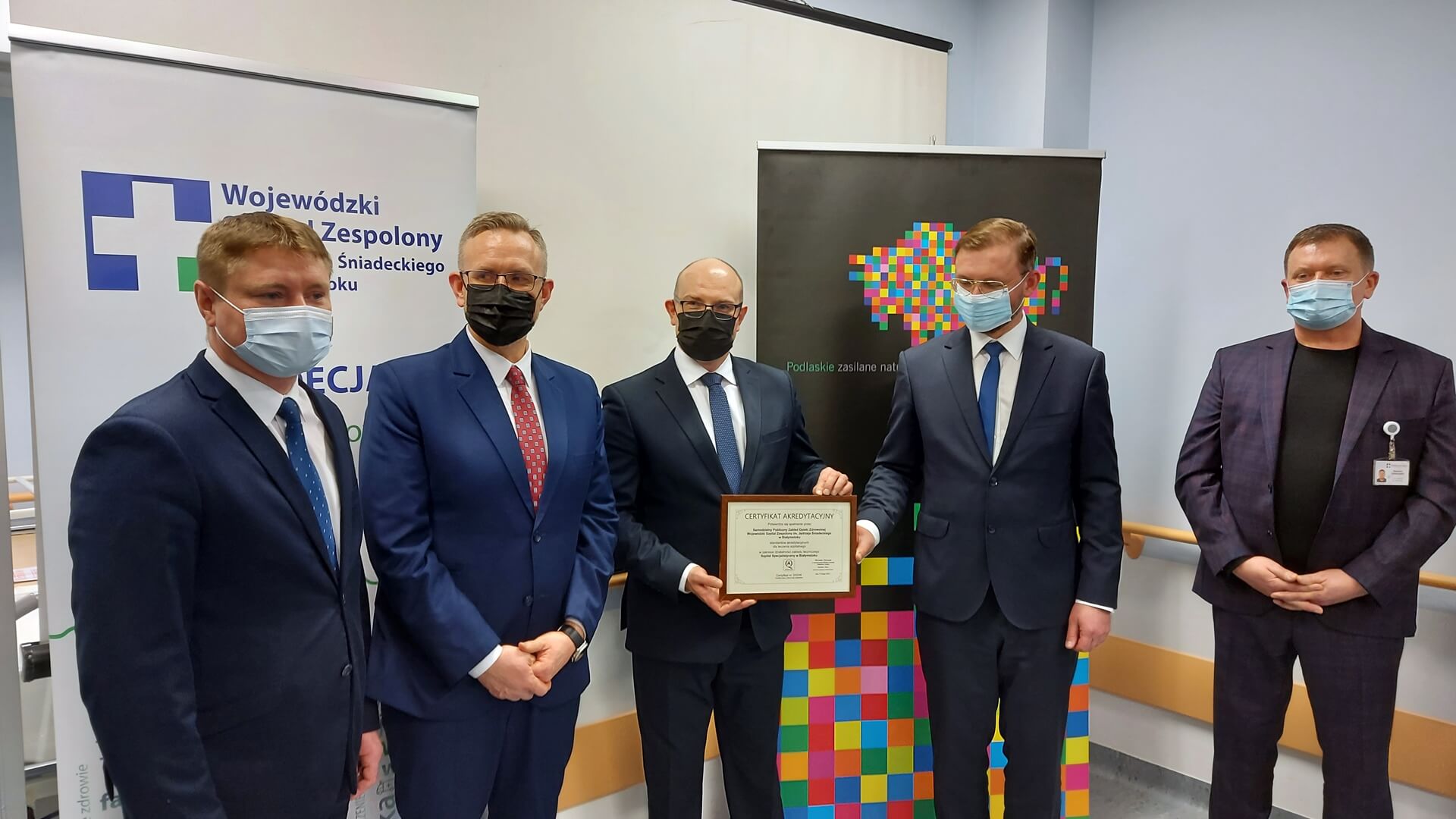 Szpital wojewódzki w Białymstoku otrzymał certyfikat akredytacyjny