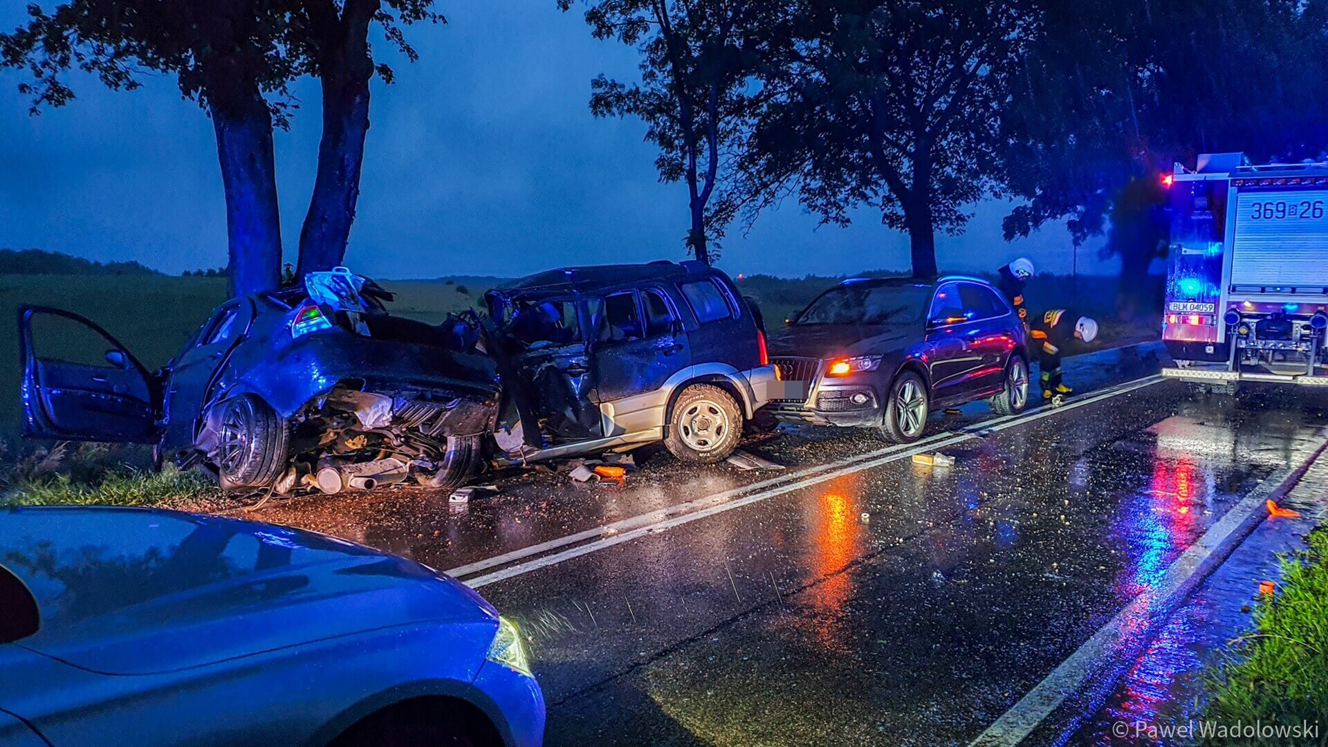 Wypadek na odcinku Łomża - Wizna - zginęła jedna osoba