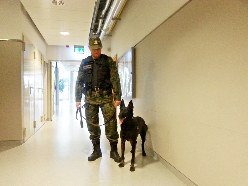 Niecodzienne ćwiczenia w budynku Instytutu Biologii Uniwersytetu w Białymstoku