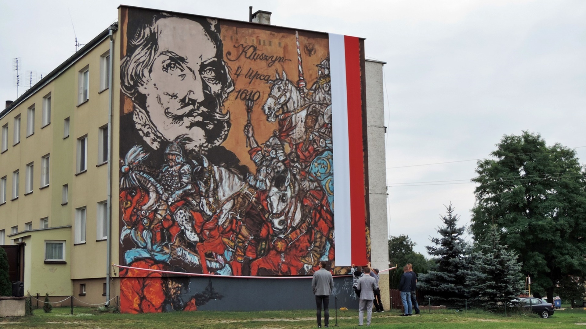 Patriotyczny mural powstał w Jedwabnem