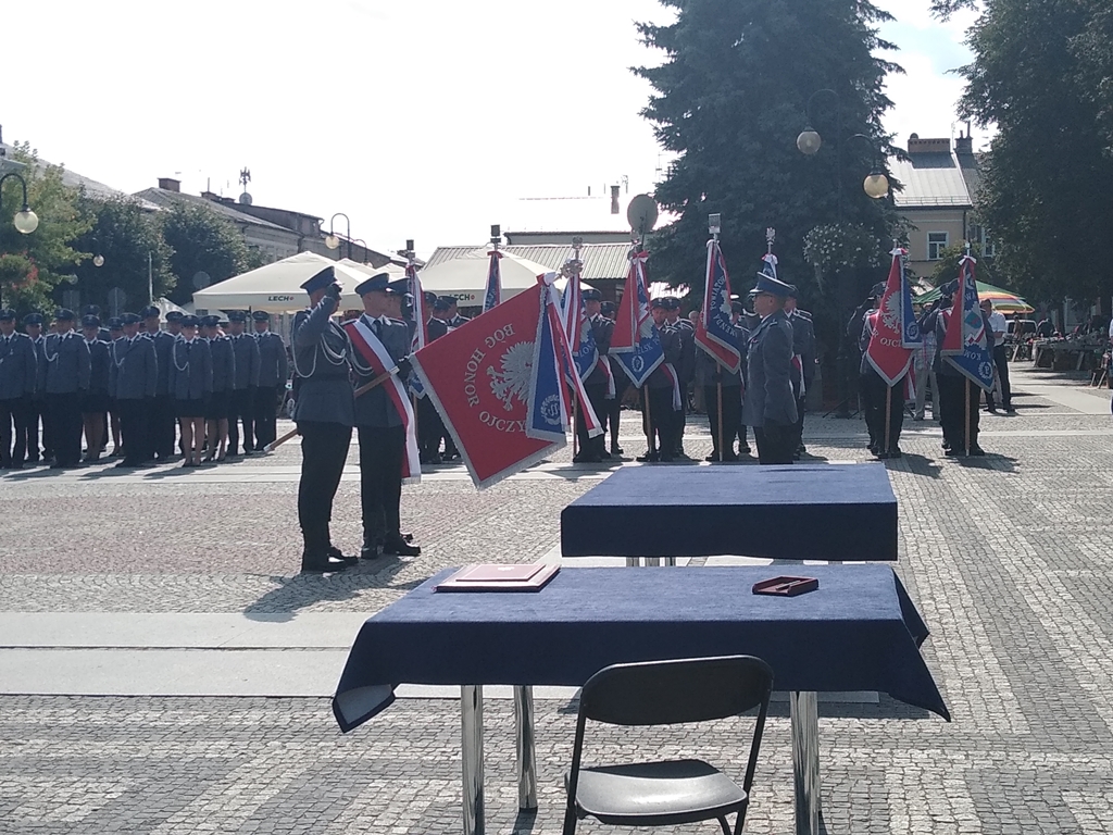 Augustowska policja otrzymała sztandar