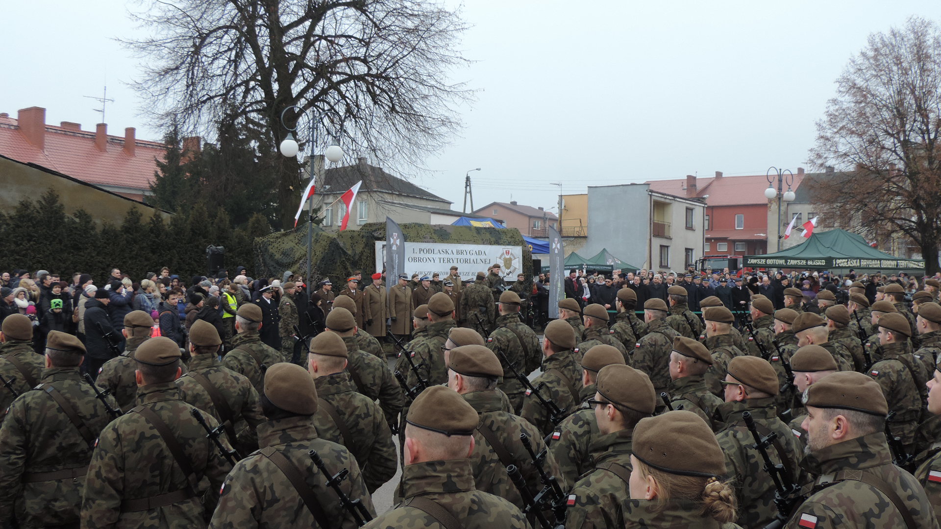 Ponad 40 żołnierzy z województwa podlaskiego złożyło przysięgę wojskową w Kolnie