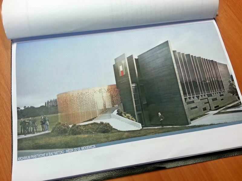 12 km akt pomieści nowa siedziba Archiwum Państwowego w Białymstoku