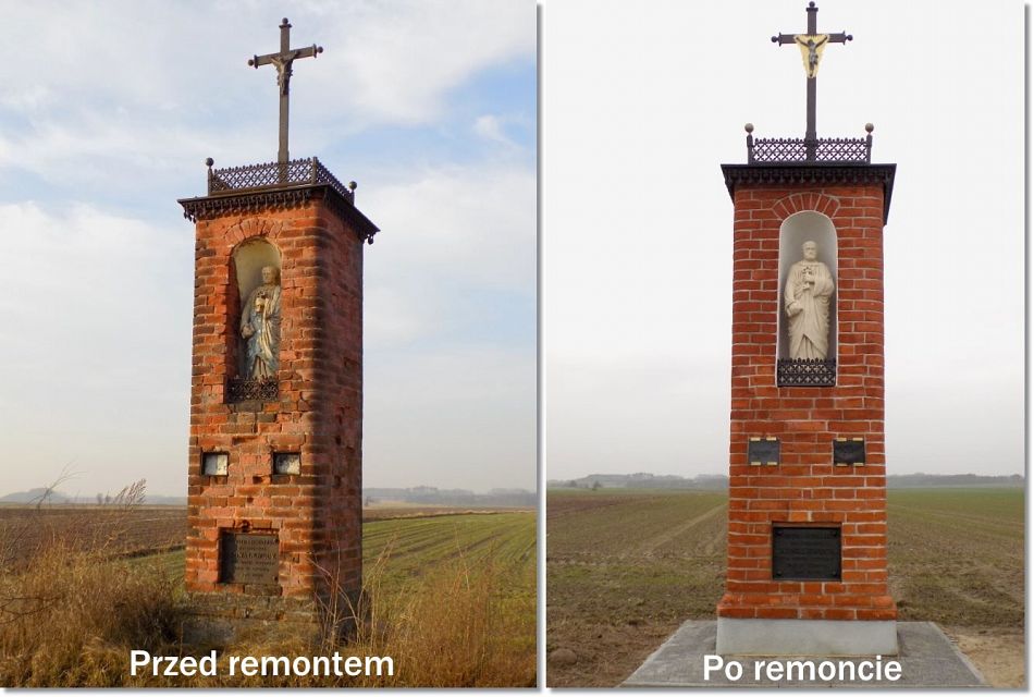 Odremontowano kapliczkę św. Piotra w Jeziorku w gminie Piątnica