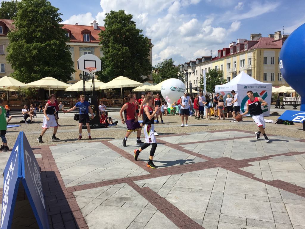 ENEA Streetball 2018 na Rynku Kościuszki w Białymstoku