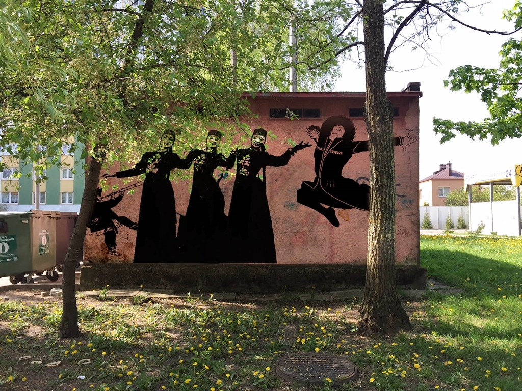 Uczniowie namalowali mural ukazujący wielokulturowość Białegostoku
