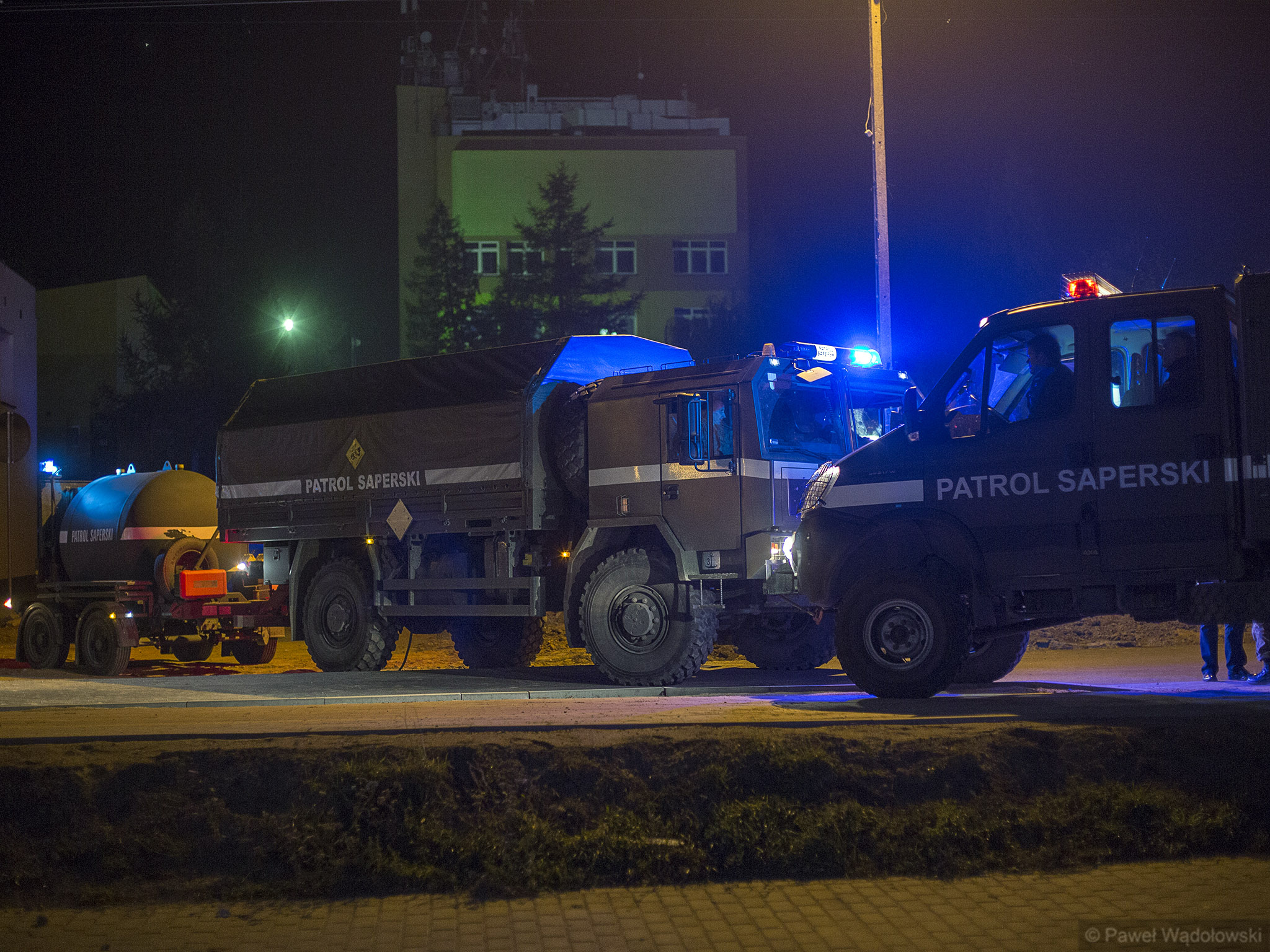 Podczas robót ziemnych w Kolnie znaleziono 2 niewybuchy - saperzy wywieźli pociski
